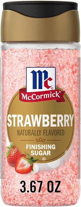 McCormick Finishing Sugar, Strawberry, Sweet Strawberry Flavor, Perfect For Adding A Fruity Sweet... | Amazon (US)