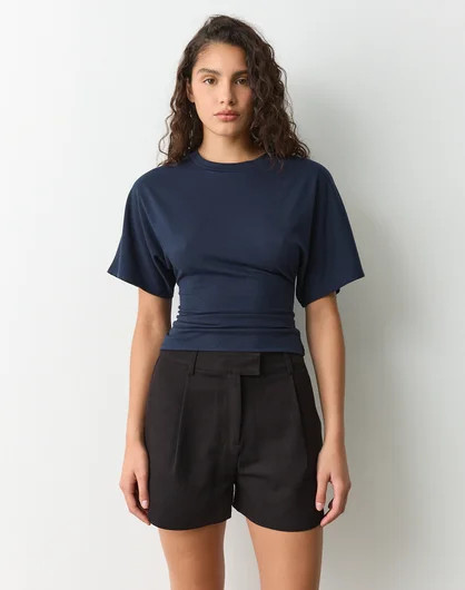 Cinched Short Sleeve Top | Glassons (Australia)