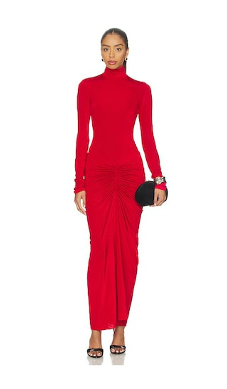 Warwick Maxi Turtleneck Maxi Dress in Red | Revolve Clothing (Global)