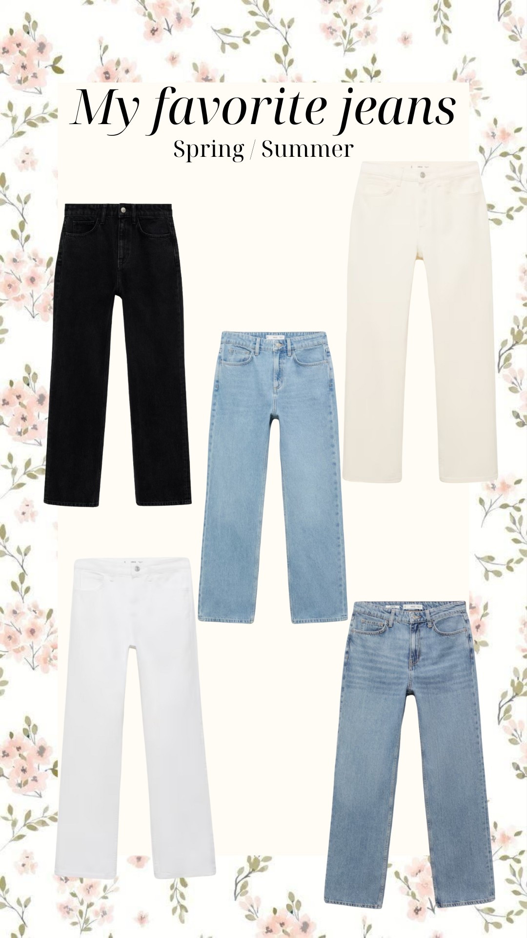 My favorite straight jeans this spring summer, I have it in almost every color 💛

spring outfit inspiration 2025, spring styling, ootd, spring inspo, spring workwear outfit, workwear outfit, chic casual outfit, lente outfit, elegant outfit, spring 2025 trend, spring jeans outfit, spring outfits, summer outfit 2025, summer styling, summer ootd, summer inspo, mango spring, mango summer, straight jeans, straight jeans outfit

#LTKspring #LTKeurope #LTKsummer