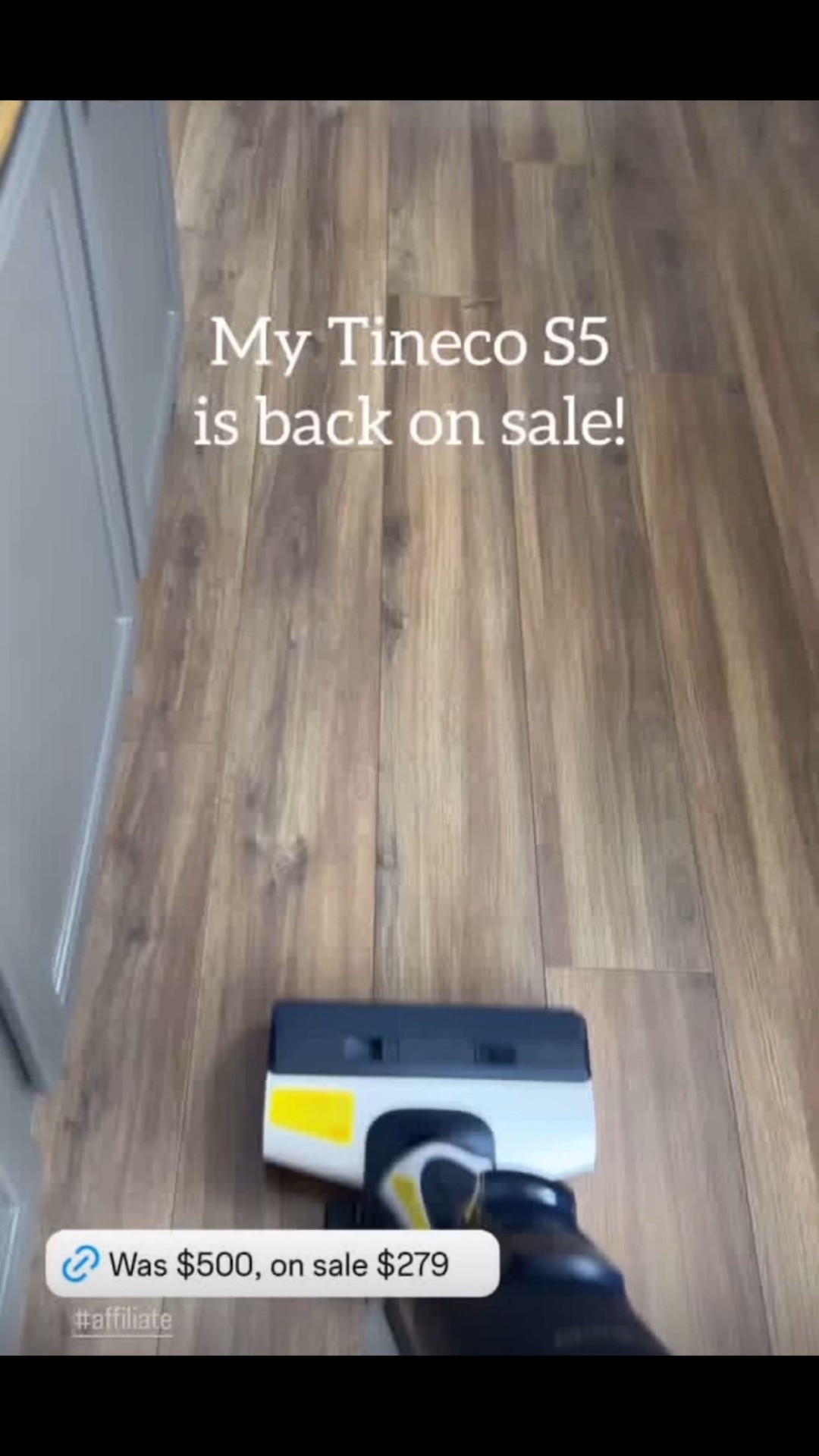 Tineco S5
Amazon
Tineco
Floor Cleaner

@amazon
#amazon
#liketkit
@liketk.it

#LTKWatchNow #LTKHome #LTKSpringSale
