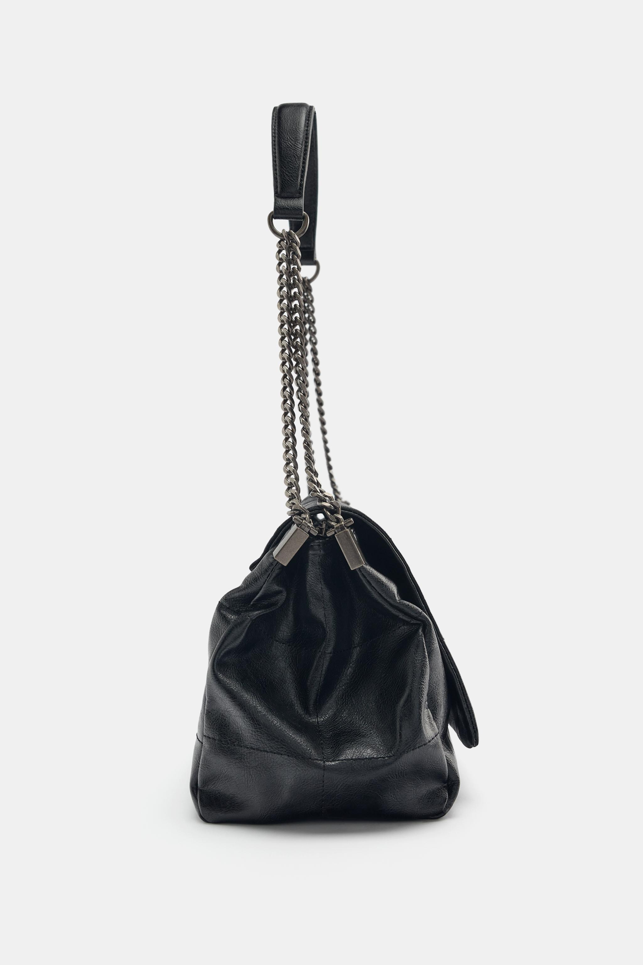 ROCK STYLE FLAP SHOULDER BAG | Zara US