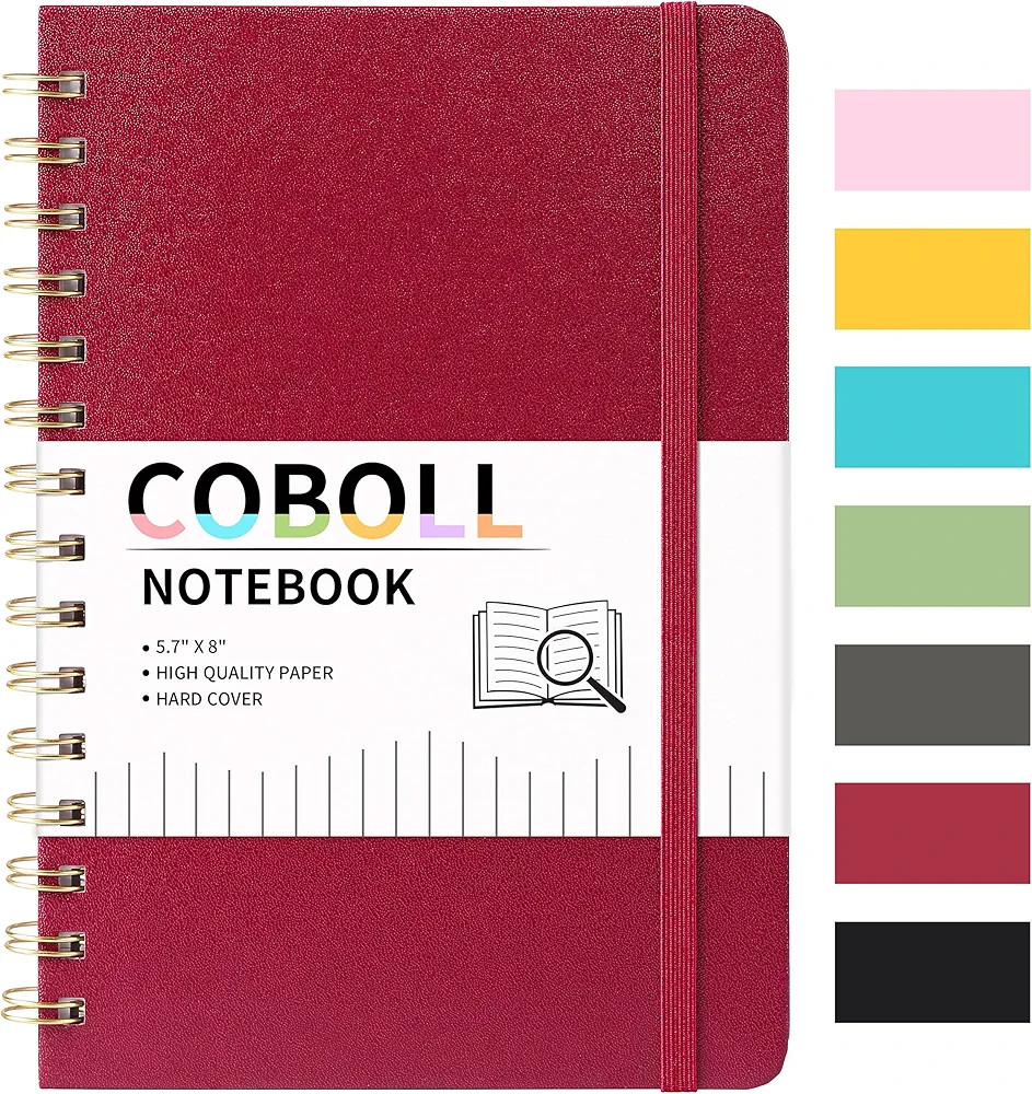 Ruled Notebook/Journal - Notebooks with Hardcover and Premium Thick Paper, 8" x 5.7" (exclusive o... | Amazon (US)