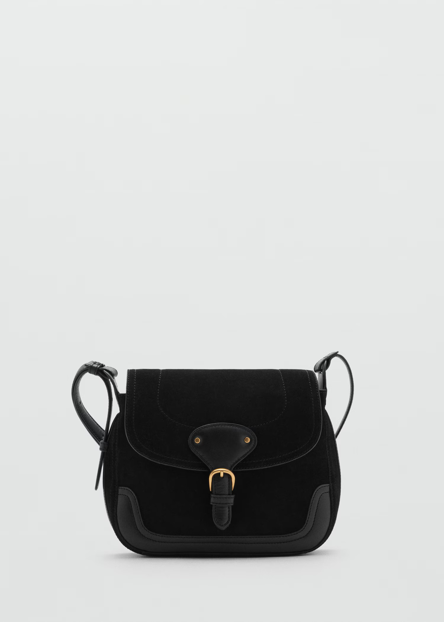 100% leather buckle bag - Women | MANGO United Kingdom | MANGO (UK)