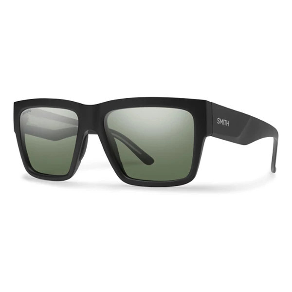 Men's Smith Lineup Sunglasses Matte Black/Grey Green | Scheels