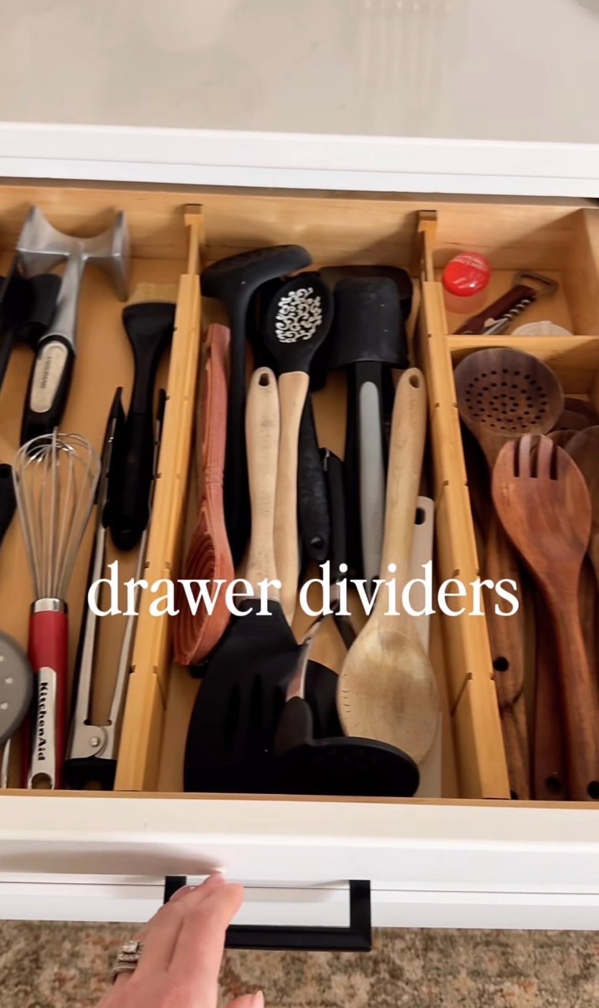 Upgrade your kitchen organization with these expandable drawer dividers. Keep your utensils and tools neat and easily accessible! #kitchenhacks #organization

#LTKHome #LTKSaleAlert