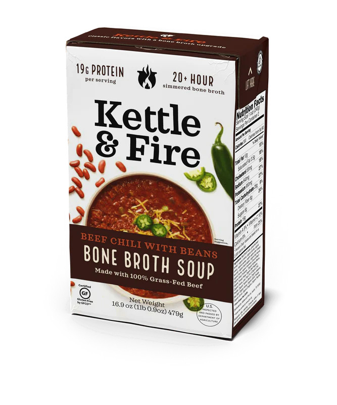 Grass-Fed Beef Chili (Made With Bone Broth) | Kettle & Fire