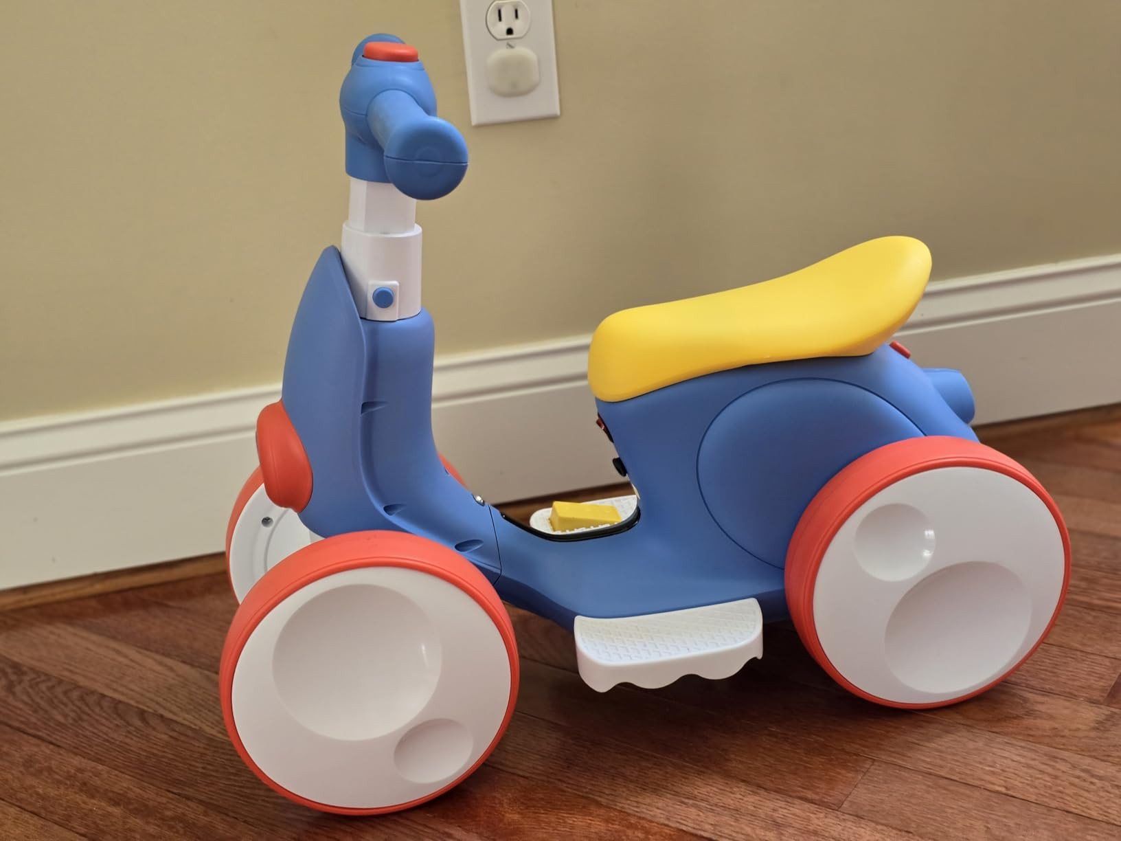 Electric Baby Balance Bike w/Parent Remote Control, 6V Battery Powered 4 Wheels Toddler Balance B... | Amazon (US)