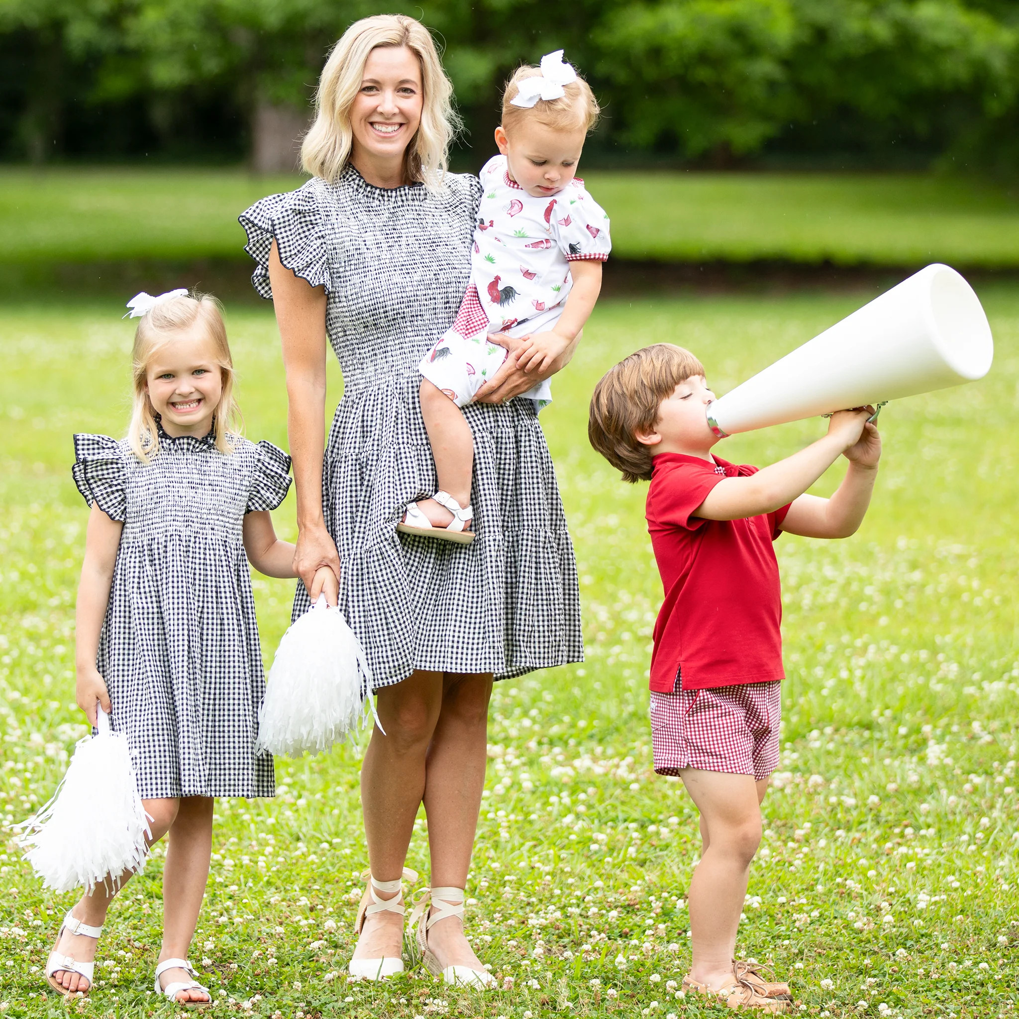 Womens Dress - Black Check - Shrimp and Grits Kids | Shrimp and Grits Kids