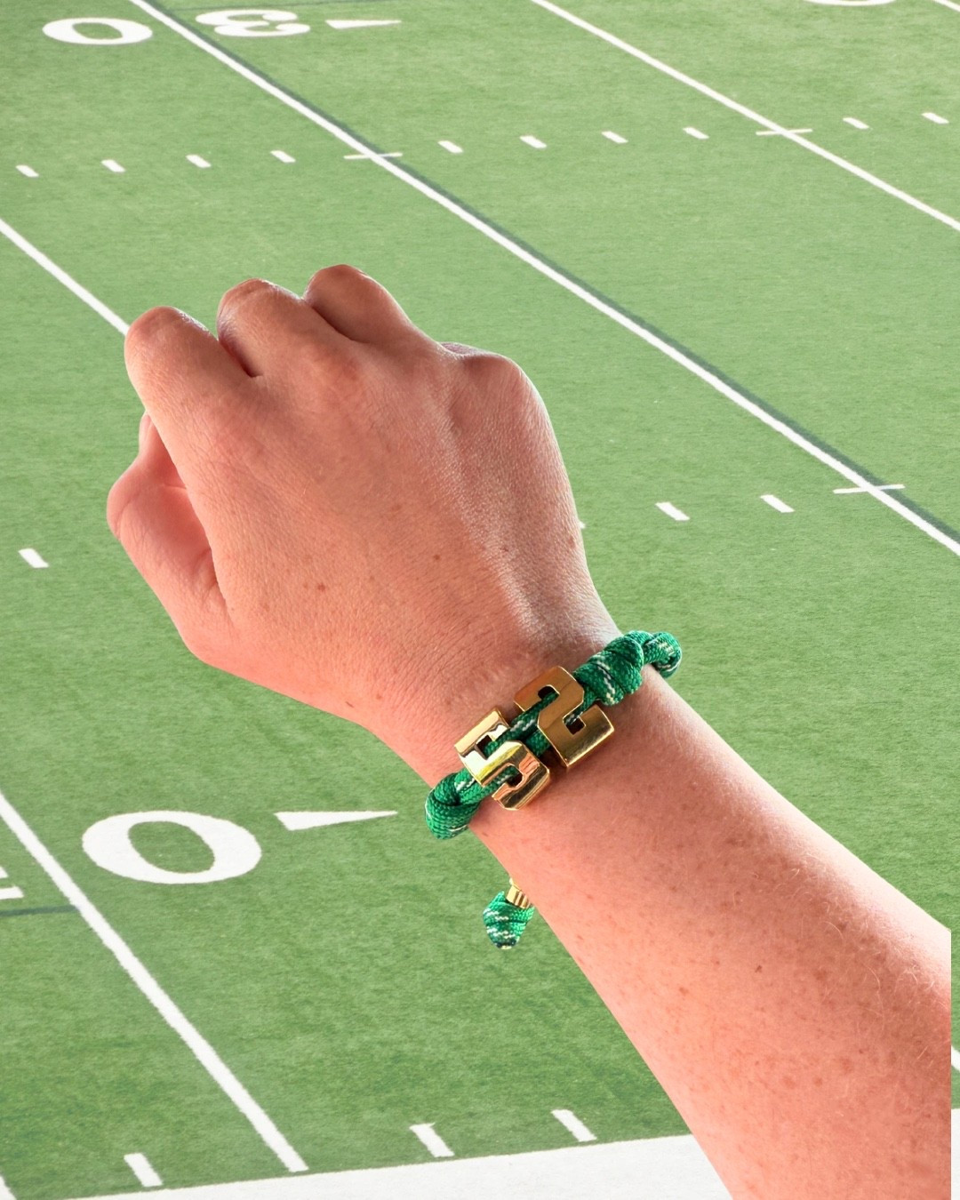 Loving this custom number bracelet from BaubleBar for my son's football season. Available in a large variety of colors. 🏈 #football #footballmom #baseballmom 

#LTKFamily #LTKSeasonal