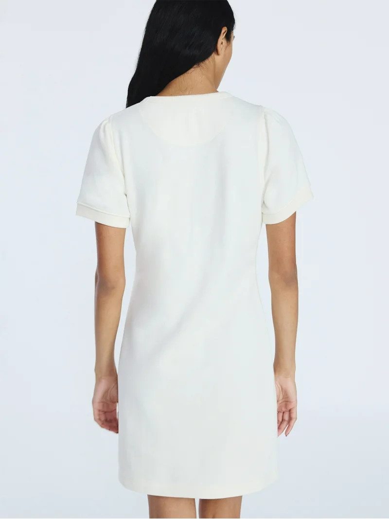 Free Assembly Women’s and Women's Plus Embroidered Mini Dress with Puff Sleeves, Sizes XS-4X | Walmart (US)