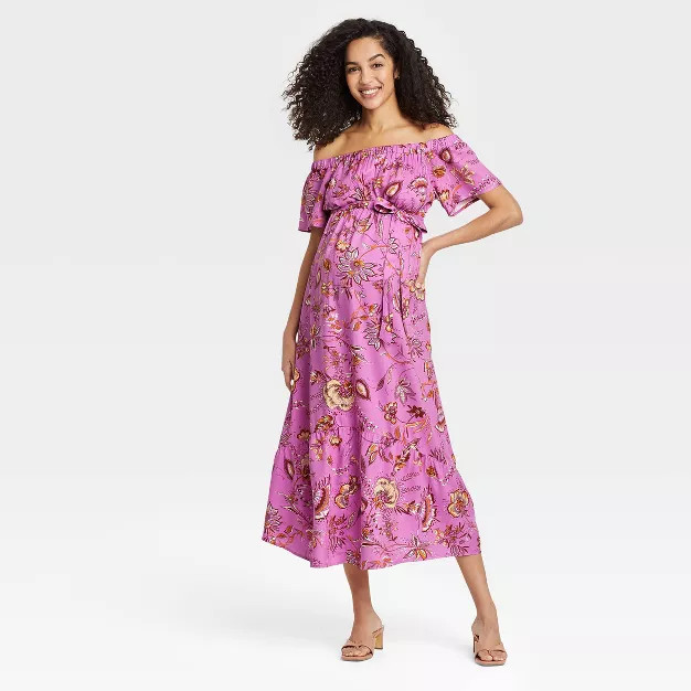 Elbow Sleeve Maternity Dress - Isabel Maternity by Ingrid & Isabel™ | Target