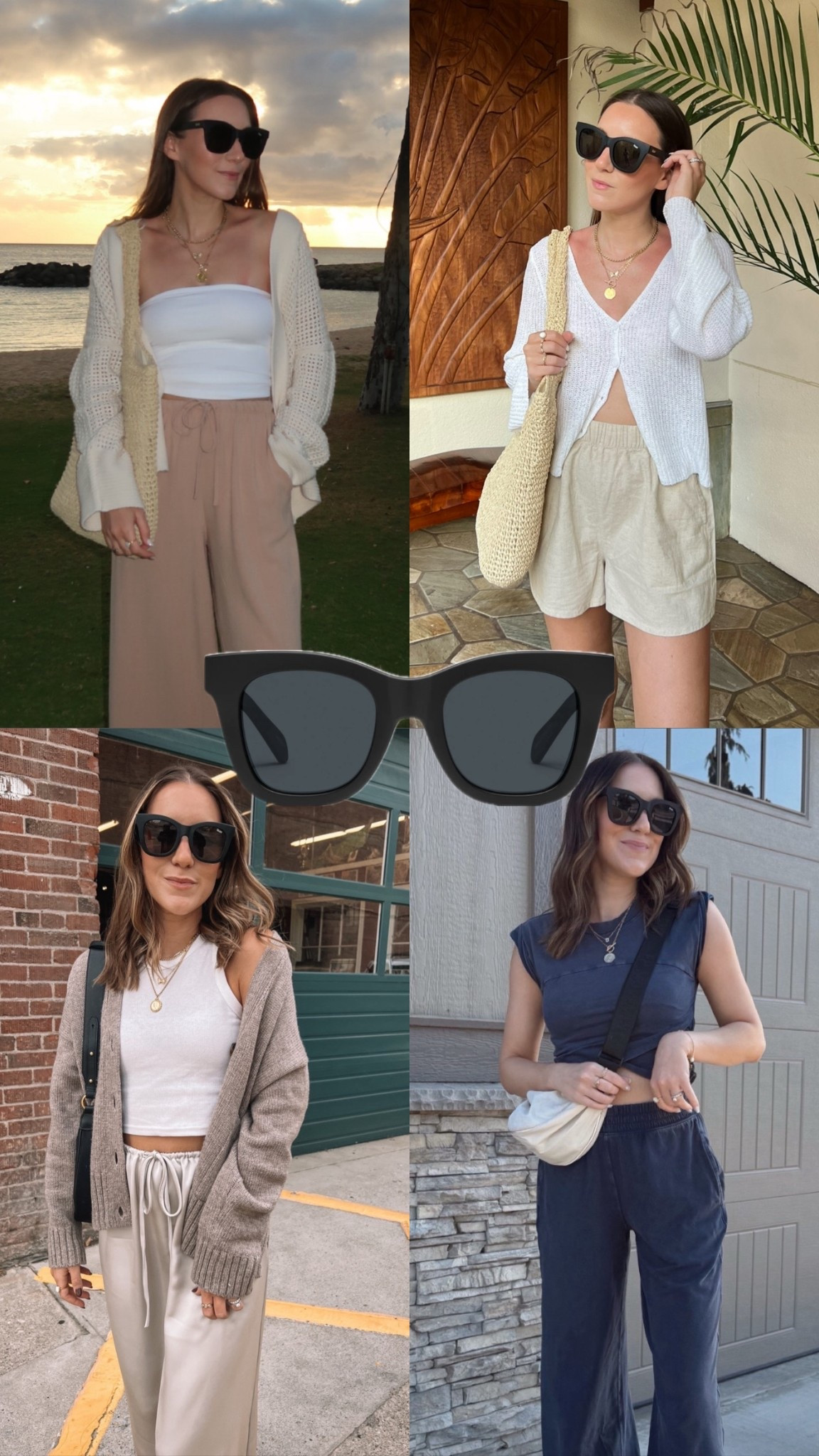 My absolute favorite sunglasses (and they have been for years!). 

Quay, sunglasses, black sunglasses, oversized frame 