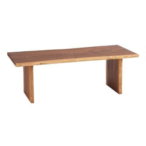 Live Edge Wood Sansur Coffee Table | World Market