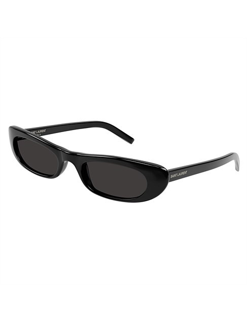Saint Laurent Black Round Sunglasses | David Jones | David Jones (Australia & New Zealand)