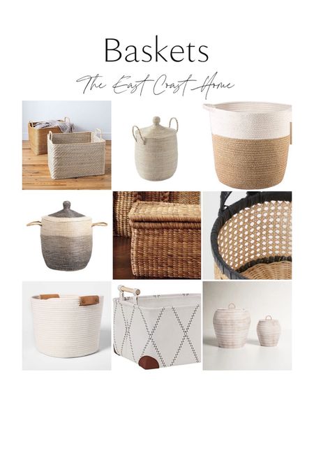 Some of my favorite baskets. 

#LTKhome