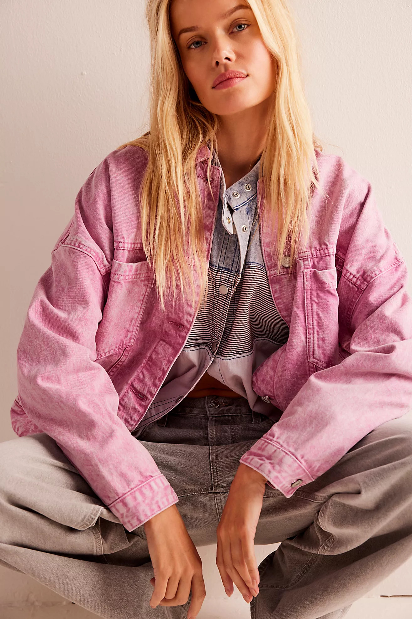 We The Free Opal Swing Denim Jacket | Free People (Global - UK&FR Excluded)