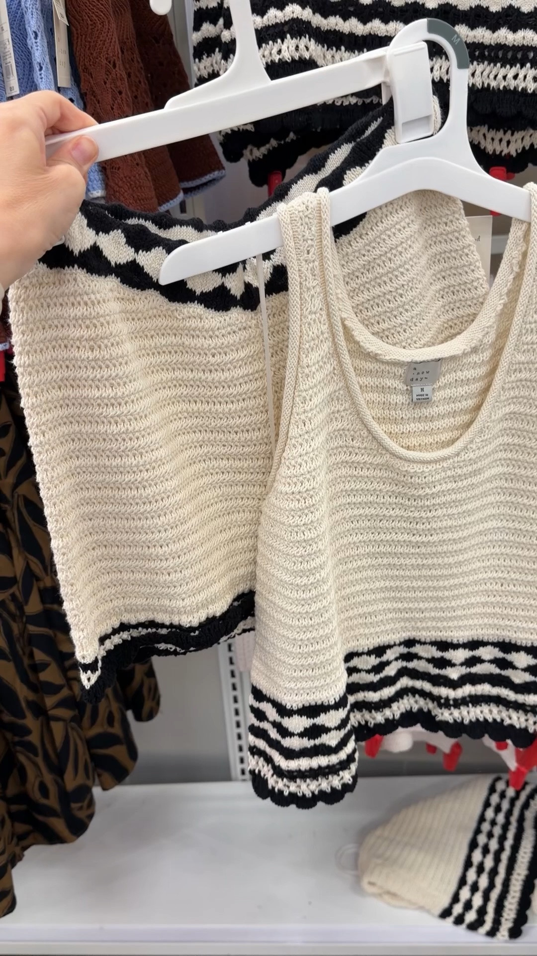 New Target knit shorts and matching tank top, not part of the sale. #targetstyle