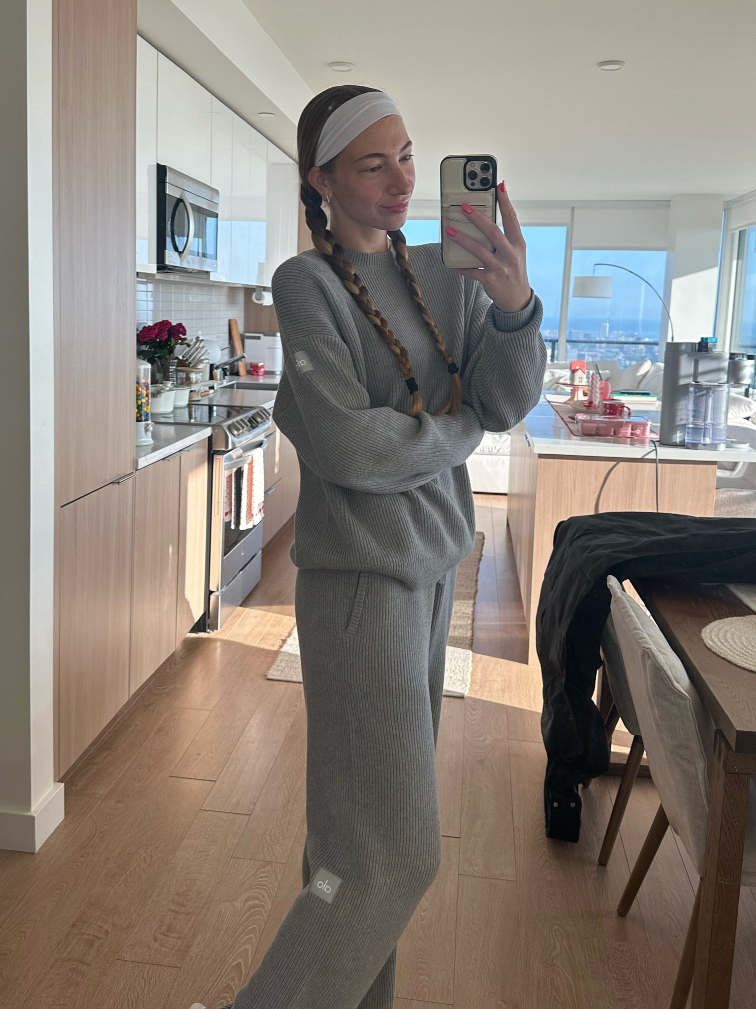 This alo knit set >> 