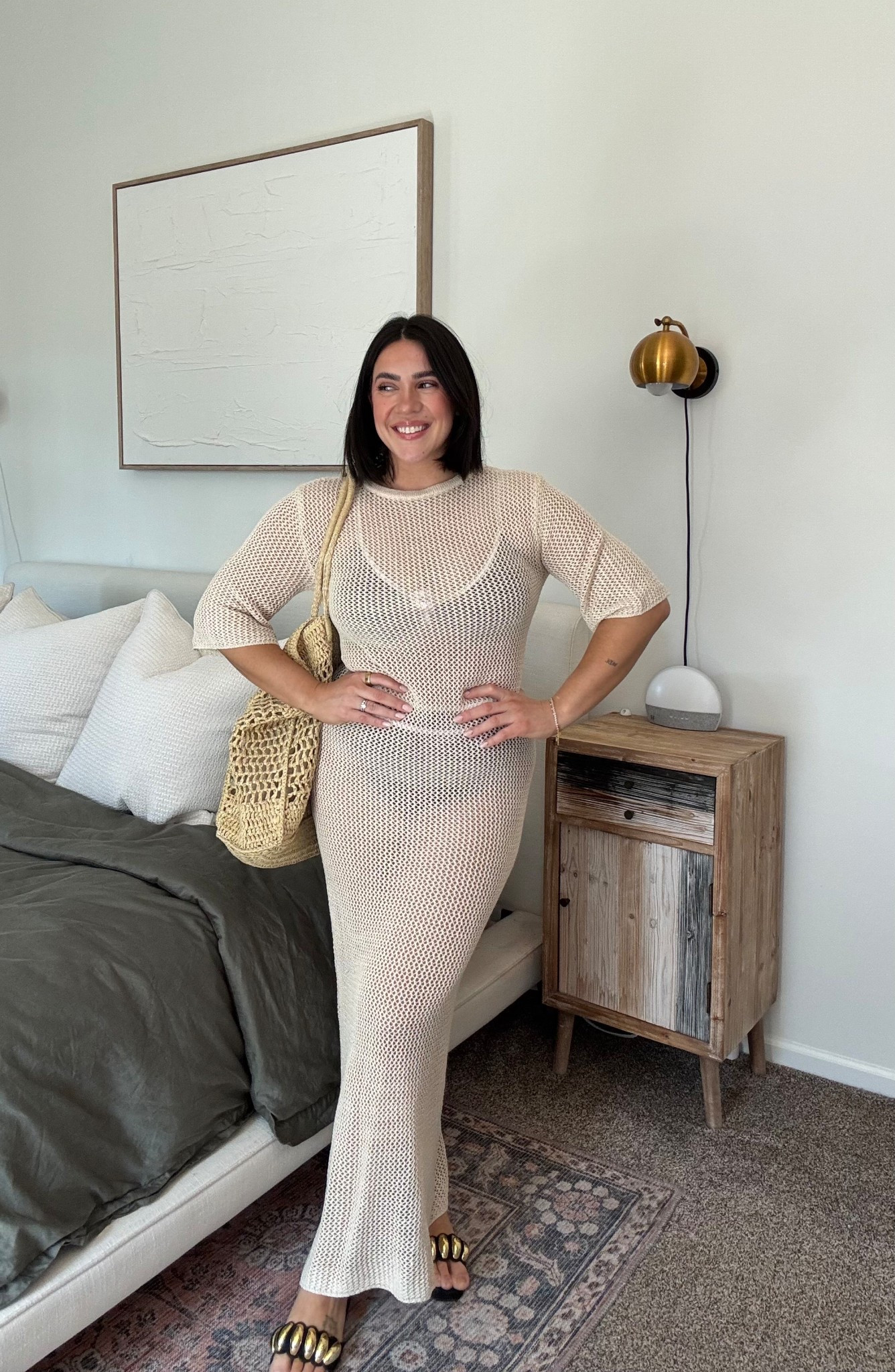 Beach vacation | Resort wear inspiration. Size L in both! 

Midsize mom style, swimsuit, bikini, full coverage, Mexico vacation, Caribbean style. 

#LTKSwim #LTKMidsize #LTKSeasonal