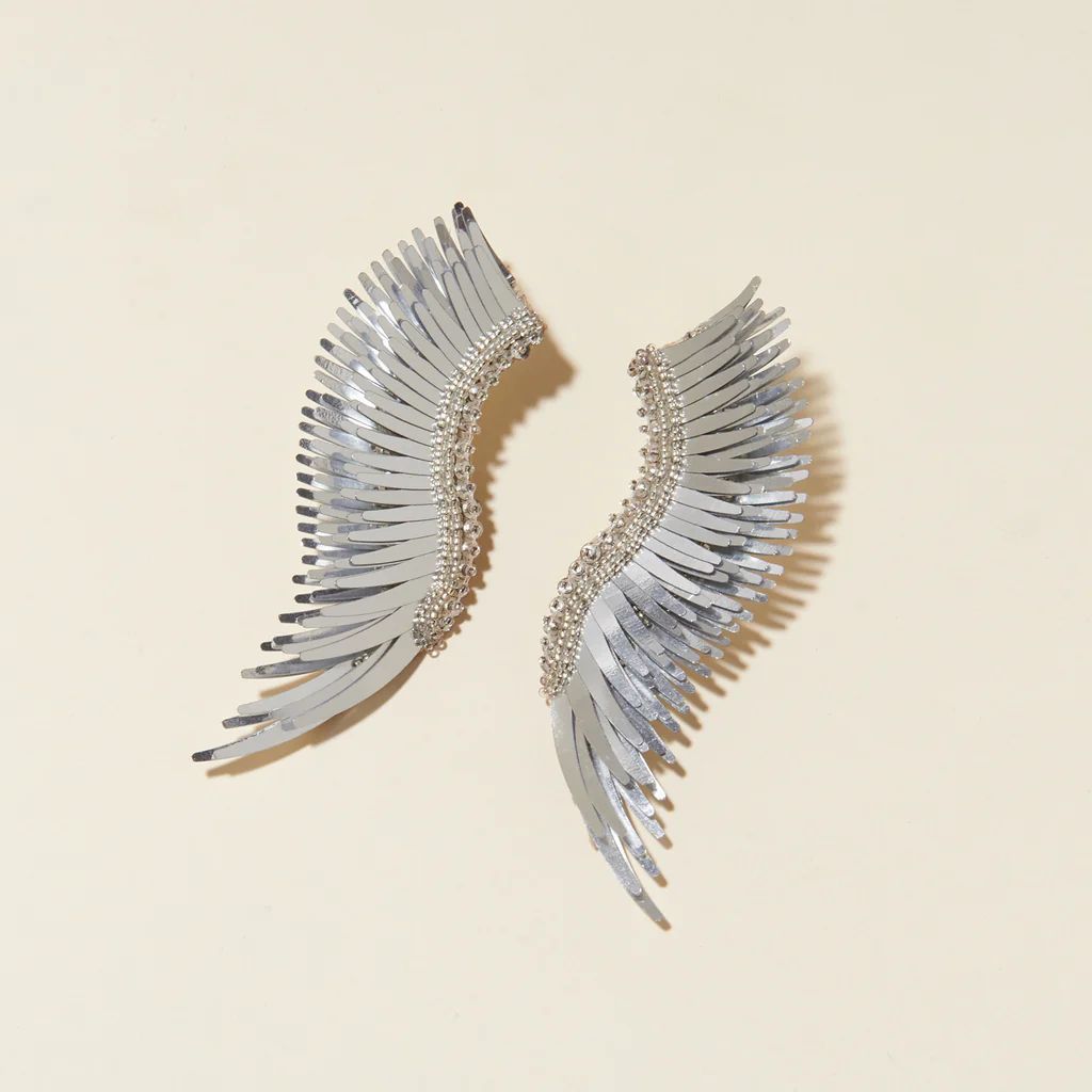 Metallic Madeline Earrings Silver | Mignonne Gavigan