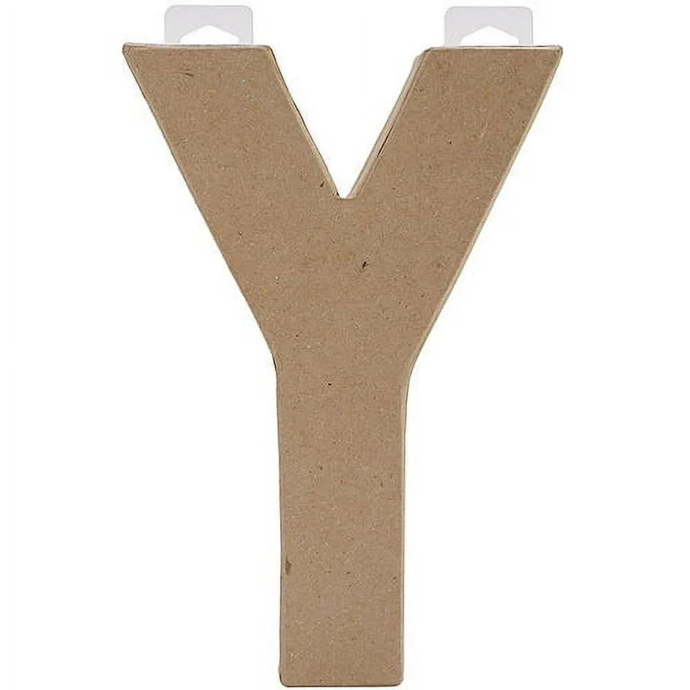Paper Mache Letter - Y - 8 Inches | Walmart (US)