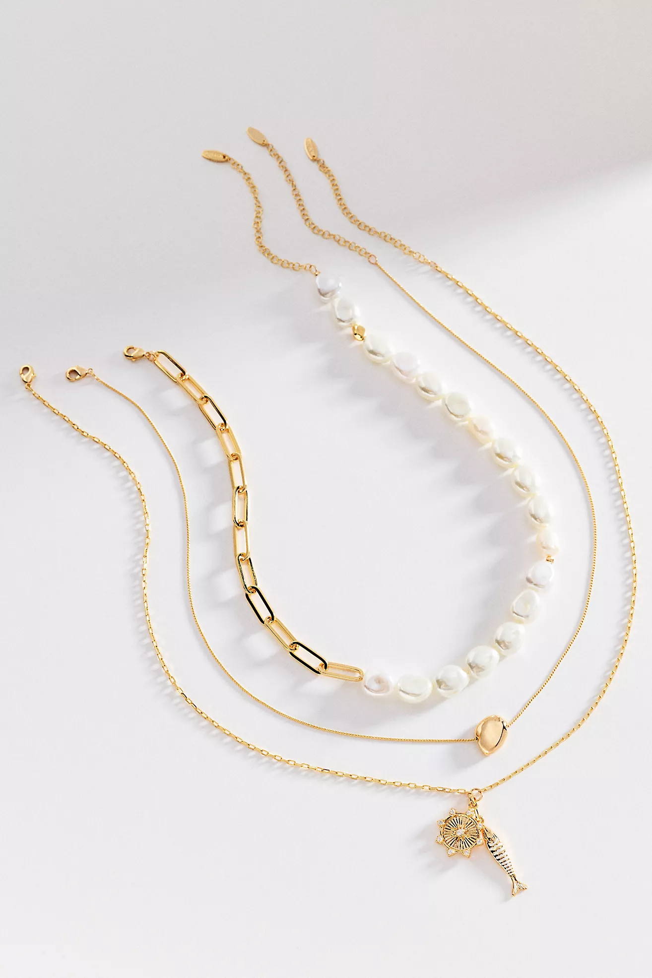 Shades of Sea Layering Necklaces | Anthropologie (US)