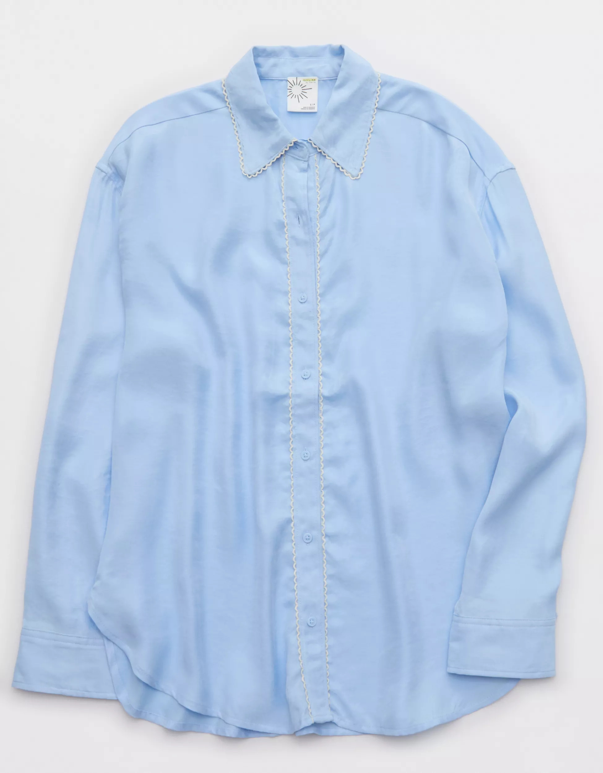 OFFLINE By Aerie You're So Smooth Button Up Shirt | Aerie