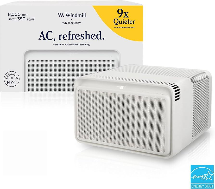 Windmill Smart Inverter Air Conditioner with Whisper Tech, Easy to Install, Ultra Quiet Window Ai... | Amazon (US)