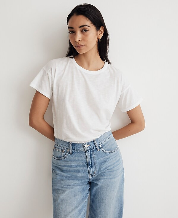 Whisper Crew Neck Tee | Madewell | Madewell