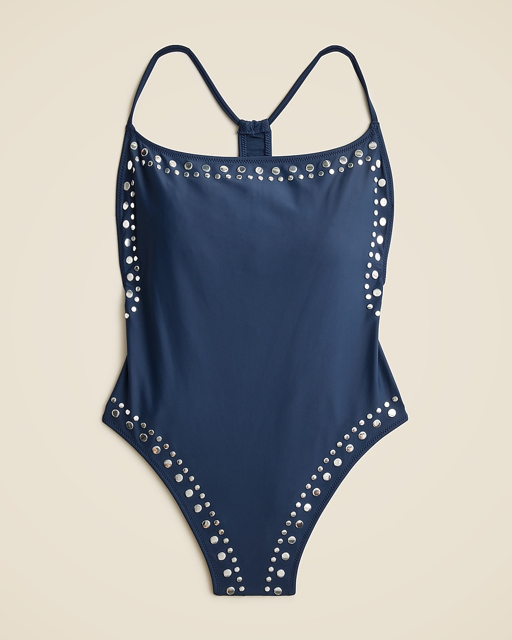 Studded racerback one-piece | J. Crew US