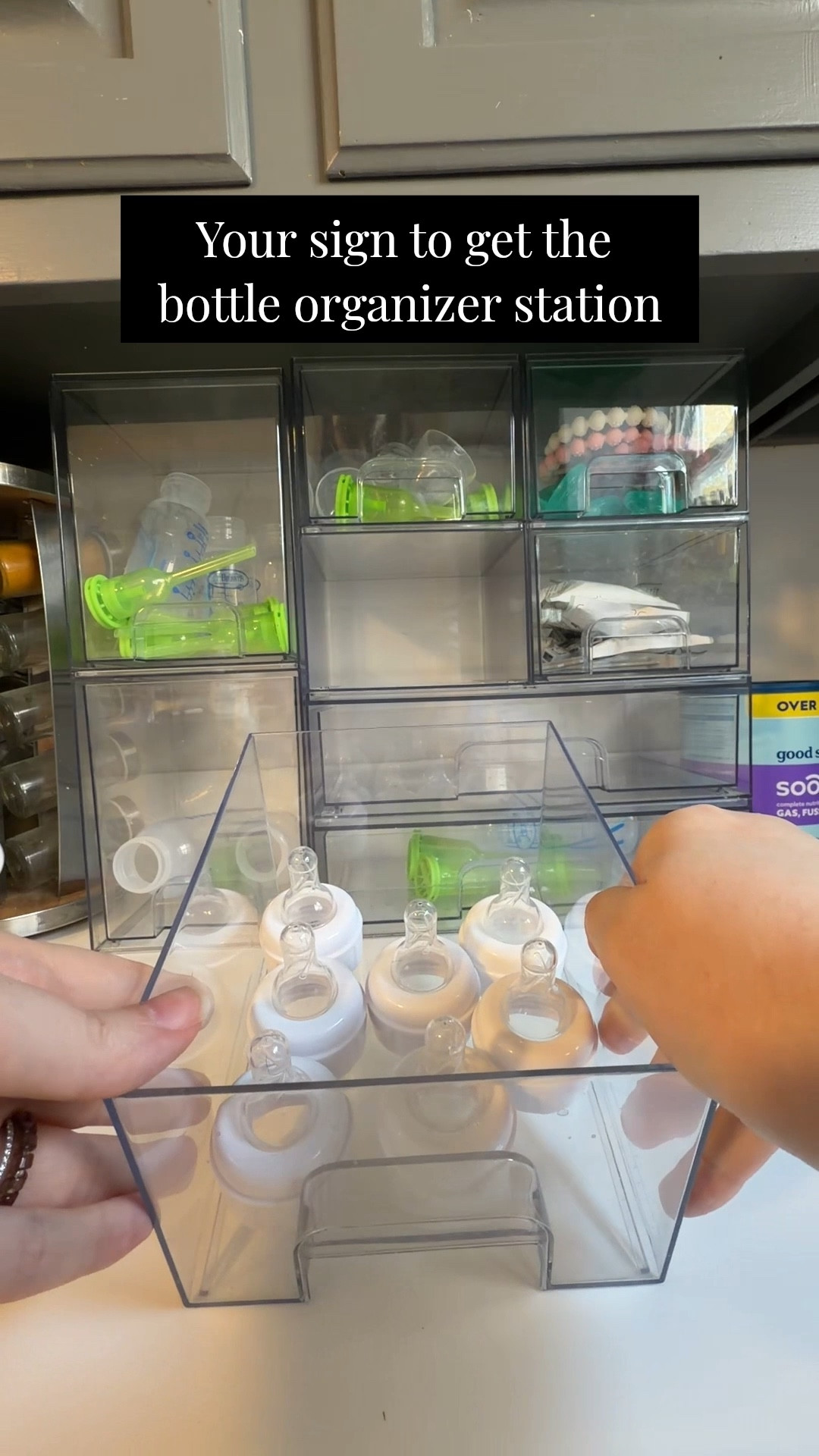 We absolutely love our bottle organizer station! 

#LTKHome #LTKBaby