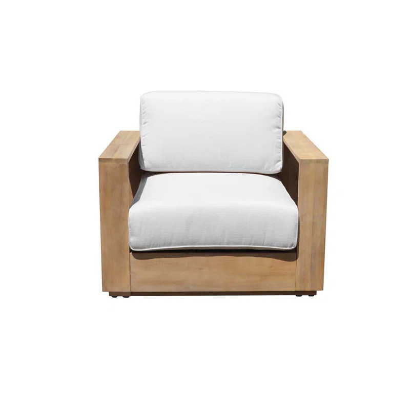 Hilde 65'' Acacia Outdoor Patio Sofa | Wayfair North America