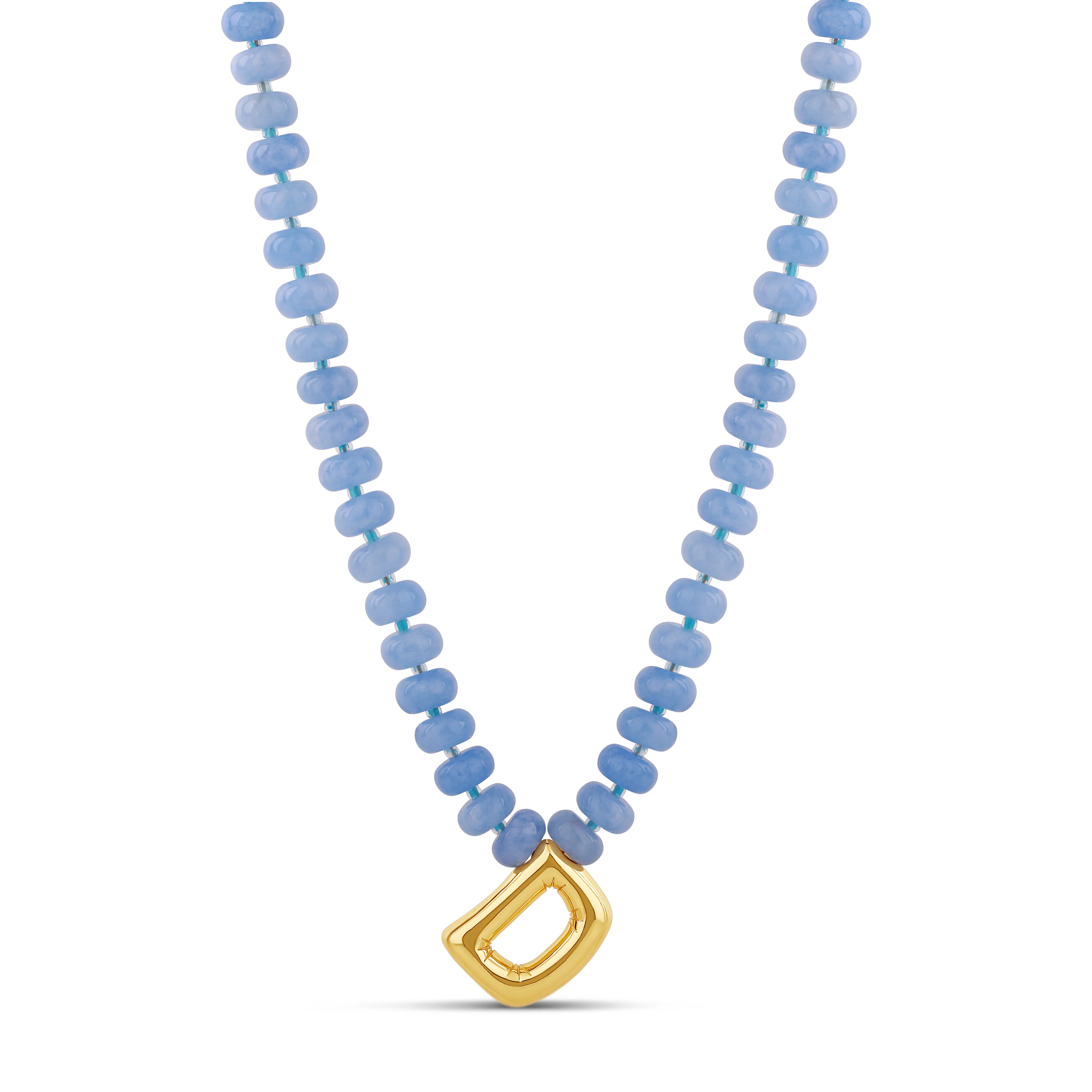 Bubble Initial Beaded Necklace | Hannah B Jewelry