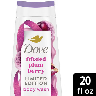 Dove Beauty Limited Edition Holiday Treat Body Wash - Frosted Plum Berry - 20 fl oz | Target