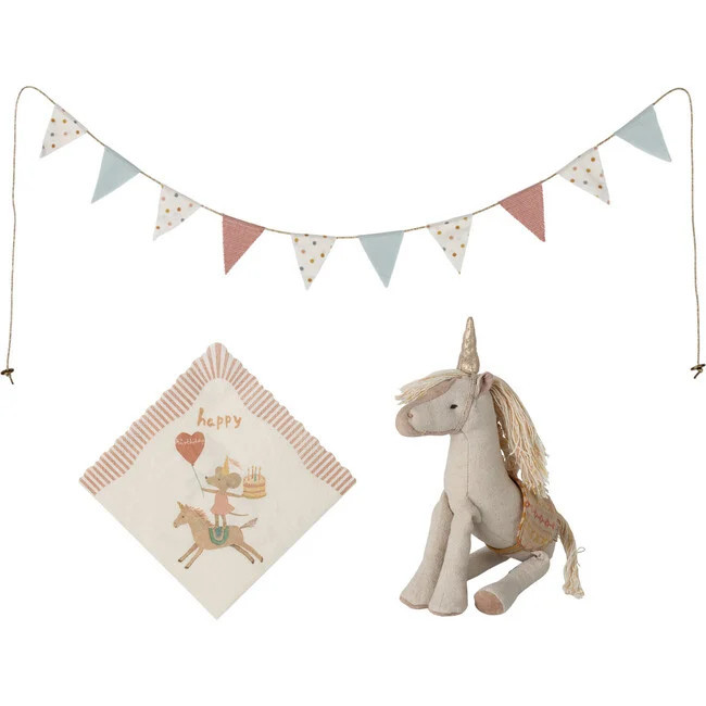 Baby Toys | Kids Toys | x Maisonette Exclusive Unicorn Exclusive Celebration Bundle | Maileg | Maisonette