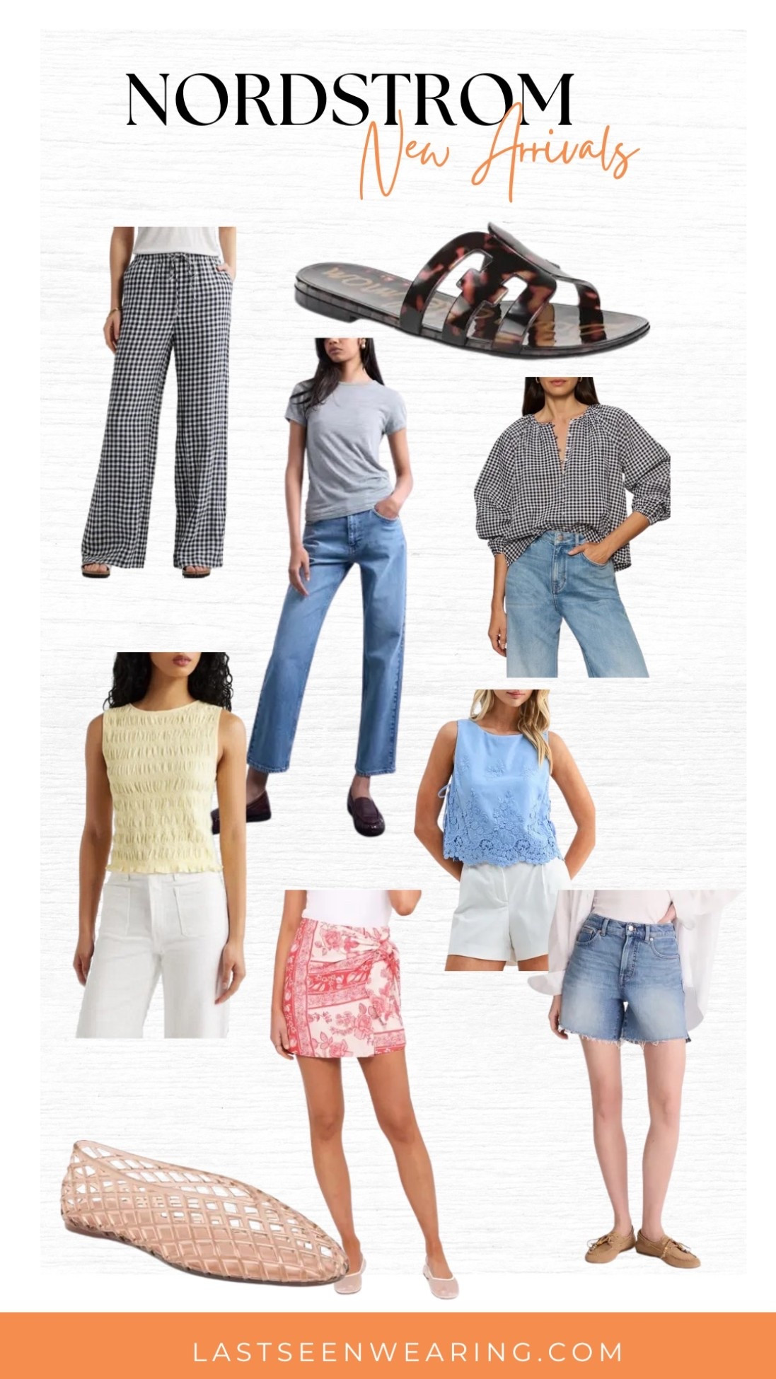 Nordstrom New Arrivals 
#smockedtop #jellysandals

#LTKOver40