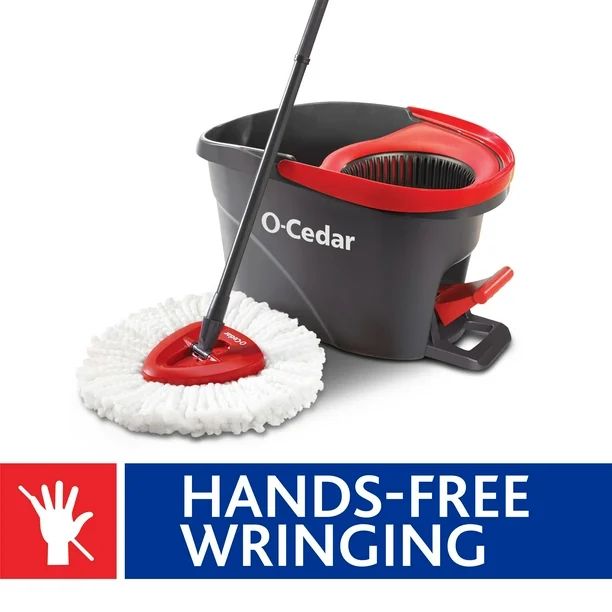 O-Cedar EasyWring Spin Mop & Bucket System - Walmart.com | Walmart (US)