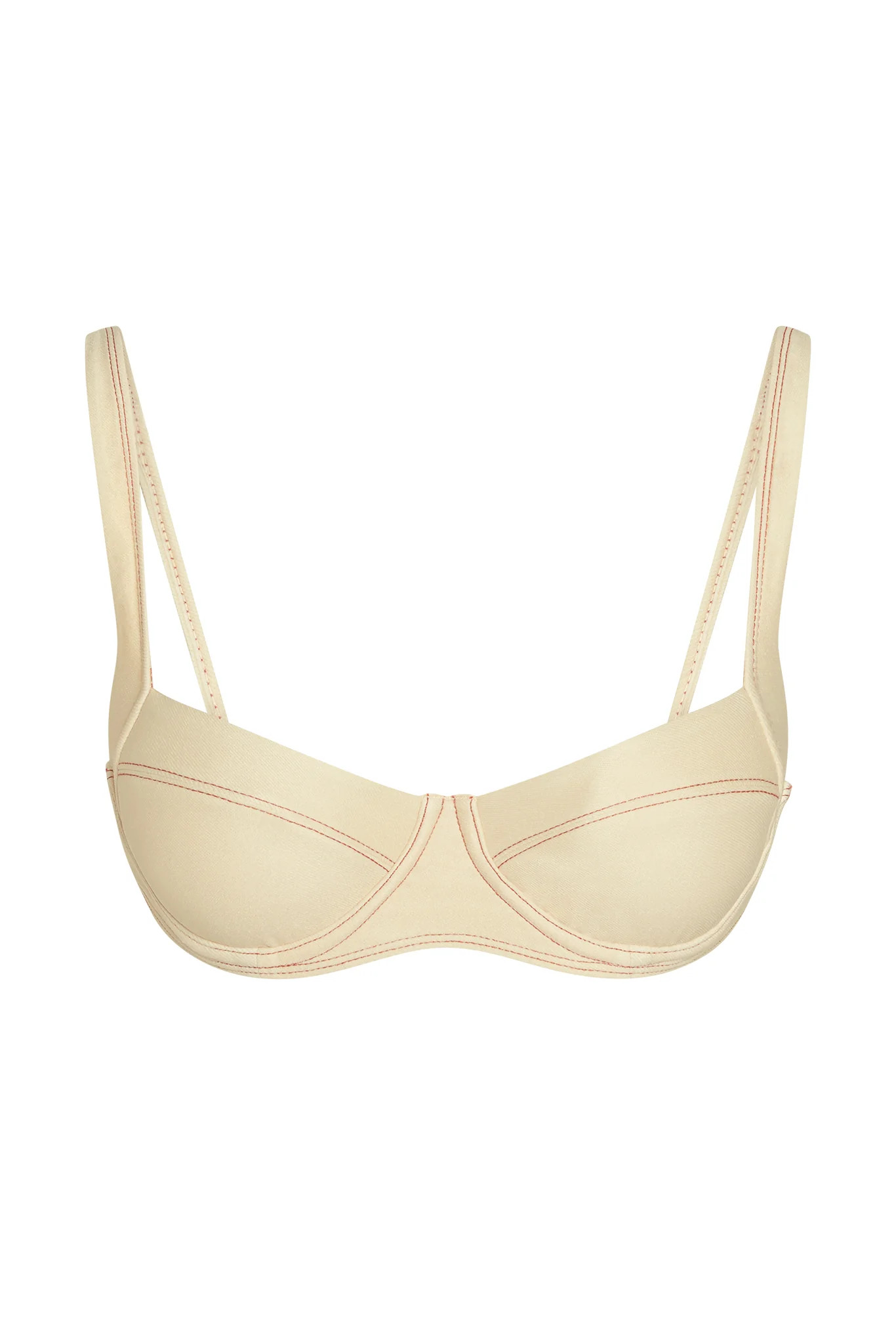Sorrento Top - Champagne Denim | Monday Swimwear