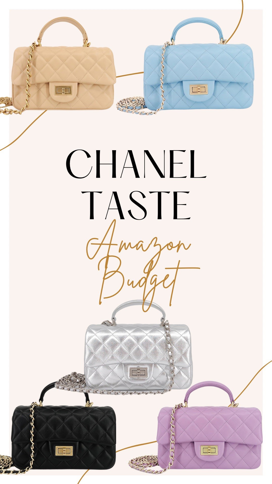 I found some beautiful quilted bags, with no labels, that have the classic Chanel style at an affordable Amazon price!

#LTKStyleTip #LTKItBag #LTKFindsUnder100