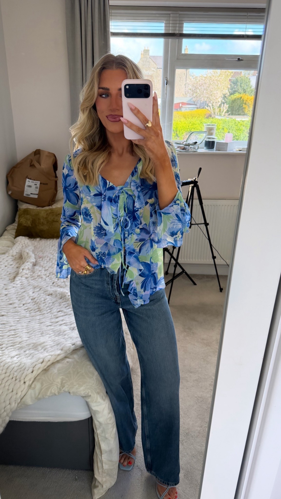 Spring ootd 🩵💚💙

#LTKsale #LTKuk #LTKspring