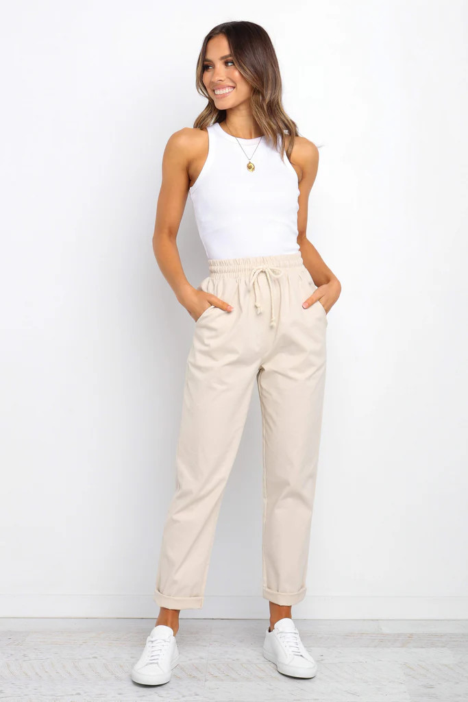 Barden Pant - Beige | Petal & Pup (US)