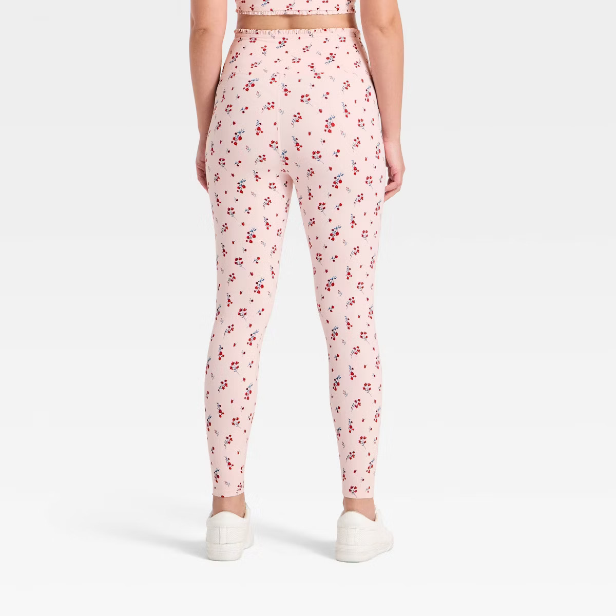 Women's Everyday Soft Ultra High-Rise Ruffle Crossover 7/8 Leggings - All In Motion™ | Target