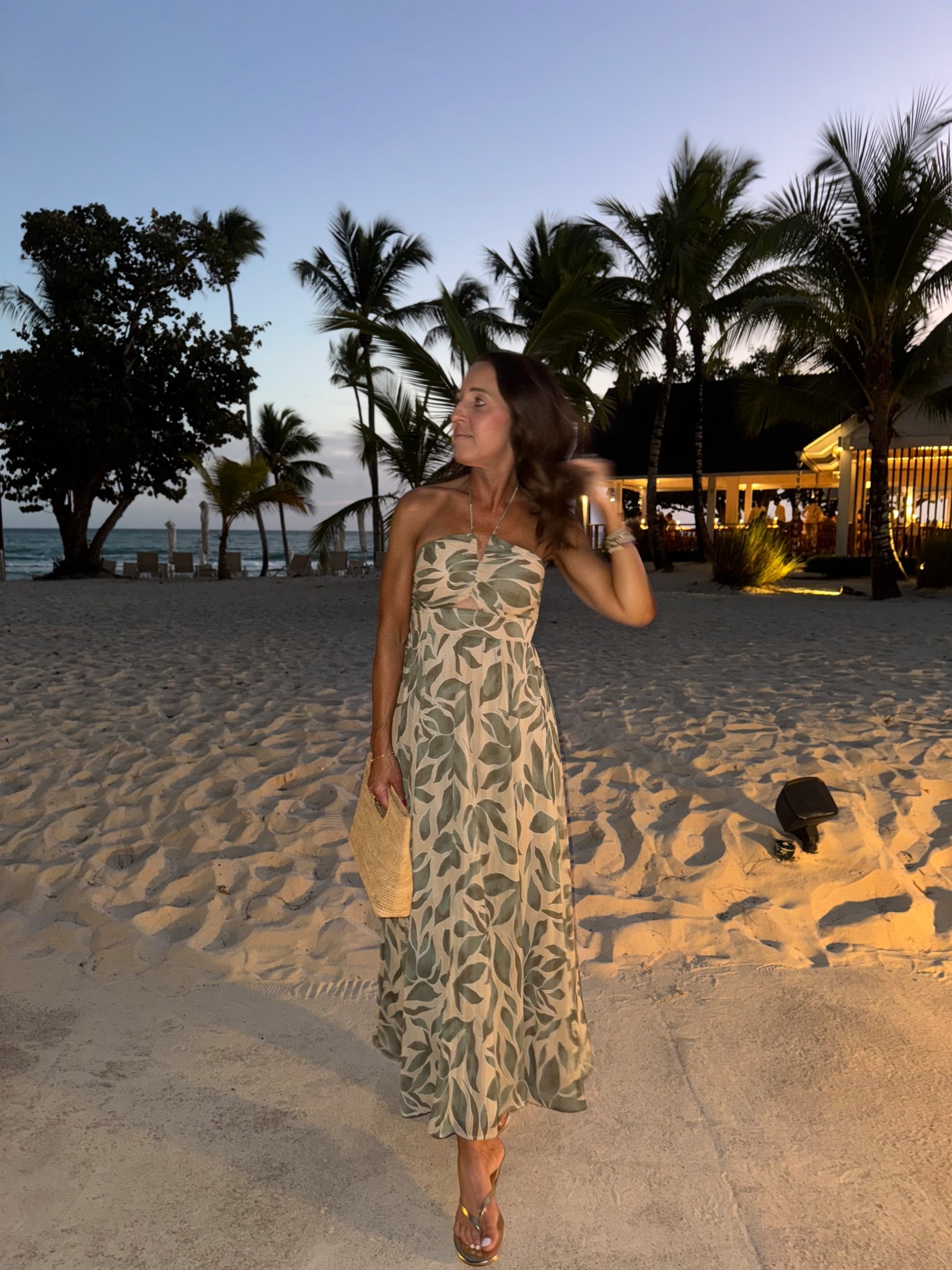 Beach vacation style. Dinner dress. Summer maxi dress. Resort style. 
Dress XS. 

#LTKootd #LTKTravel #LTKSeasonal