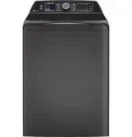 LG - 5.5 Cu. Ft. High Efficiency Smart Top Load Washer with EasyUnload - Matte Black | Best Buy U.S.