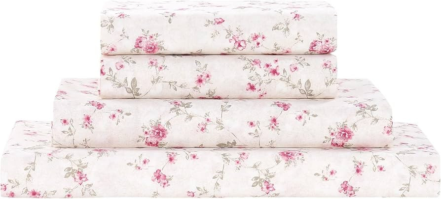 Modern Threads 4-Piece Ultra Soft Microfiber Bed Sheets Set, Wrinkle Free Sheets with Deep Pocket... | Amazon (US)
