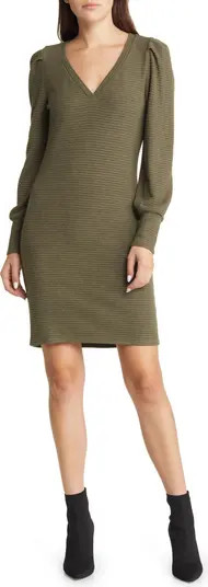 Kadelin Stripe Long Sleeve Sweater Dress | Nordstrom
