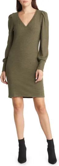 Kadelin Stripe Long Sleeve Sweater Dress | Nordstrom