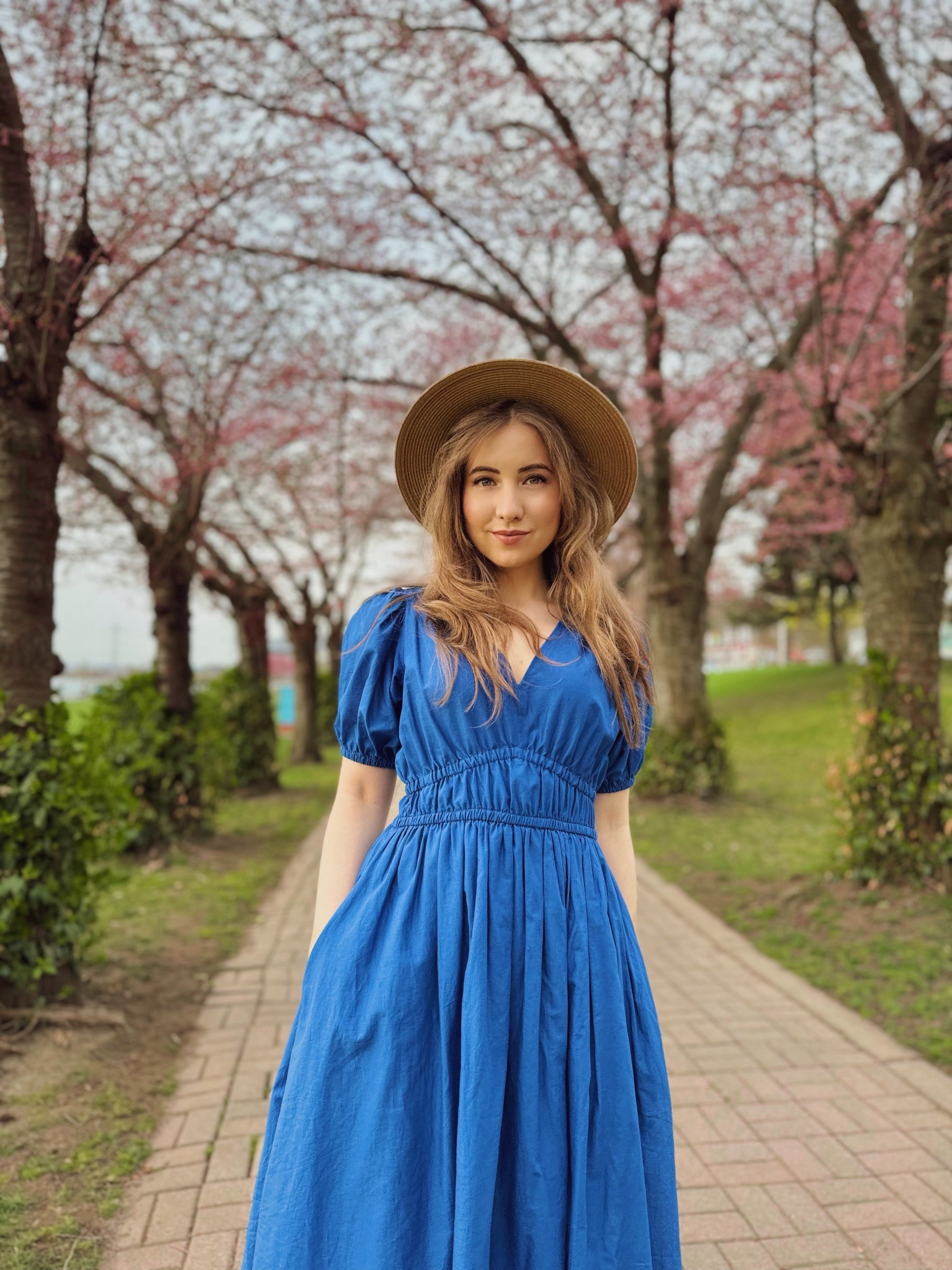 Blue cotton dress. From Rickis. 

#LTKcanada #LTKpetite #LTKspring
