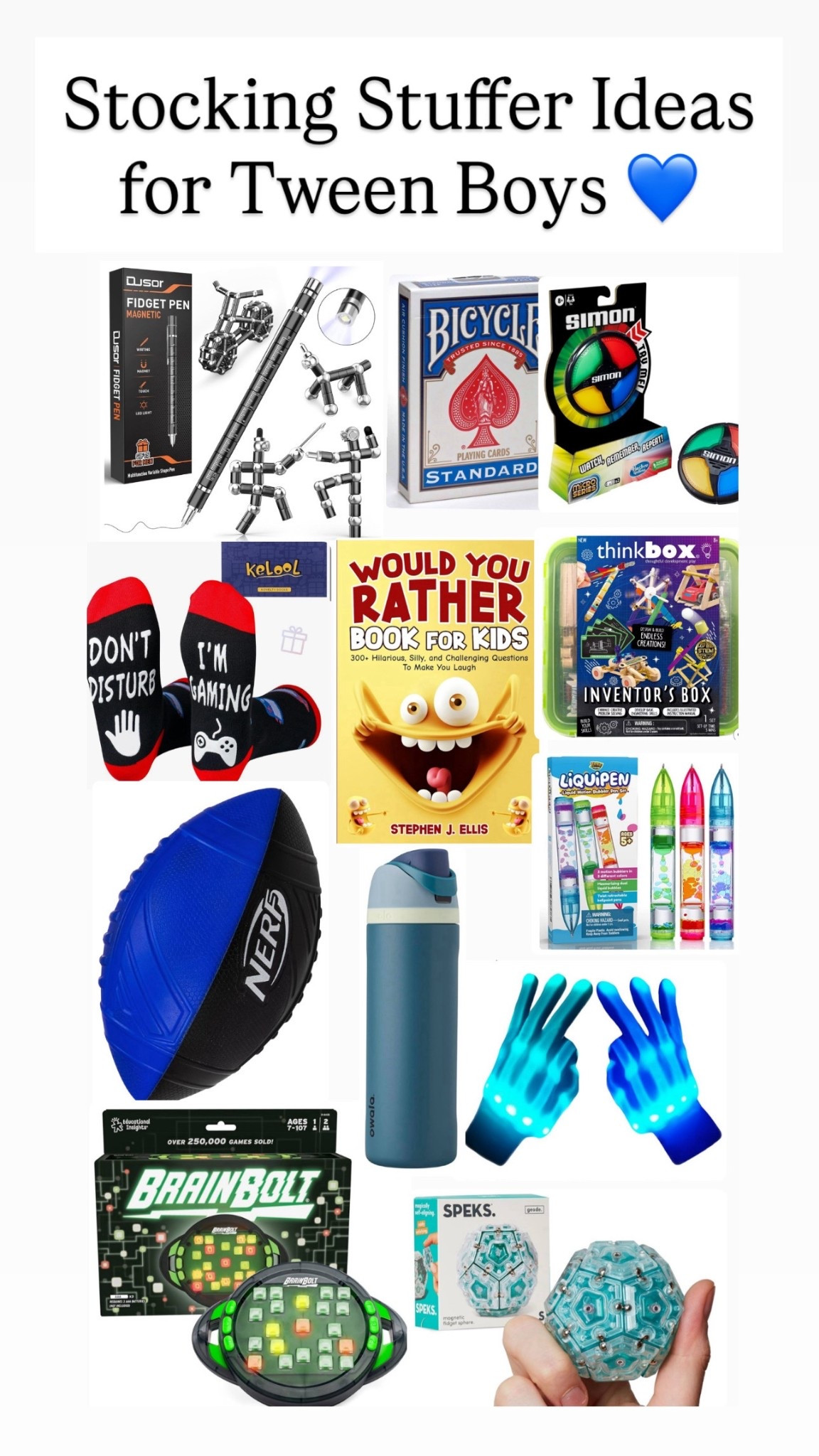 Stocking stuffer ideas for tween boys

#LTKHoliday #LTKGiftGuide